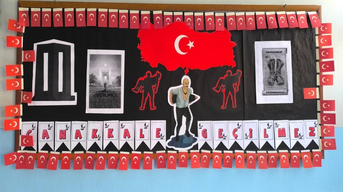 18 MART ÇANAKKALE ZAFERİ PANOMUZ HAZIRLANDI